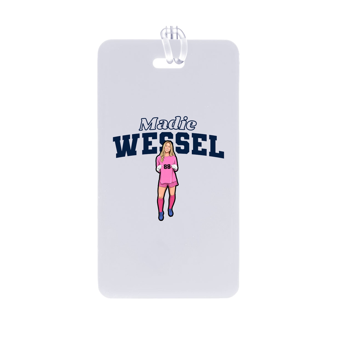 Bag Tag — Name Arch in Classic