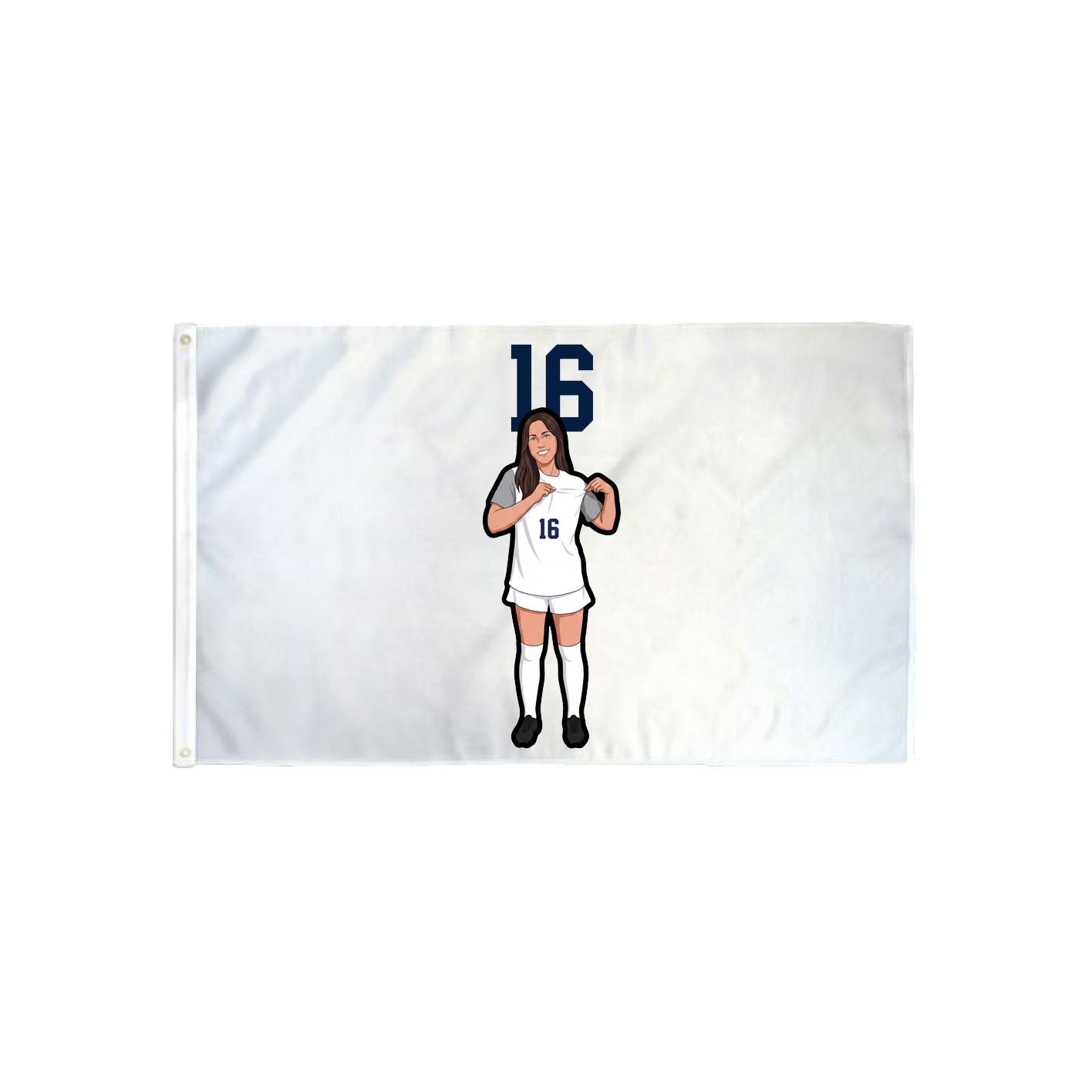 3x5 Flag — Number Top in Classic