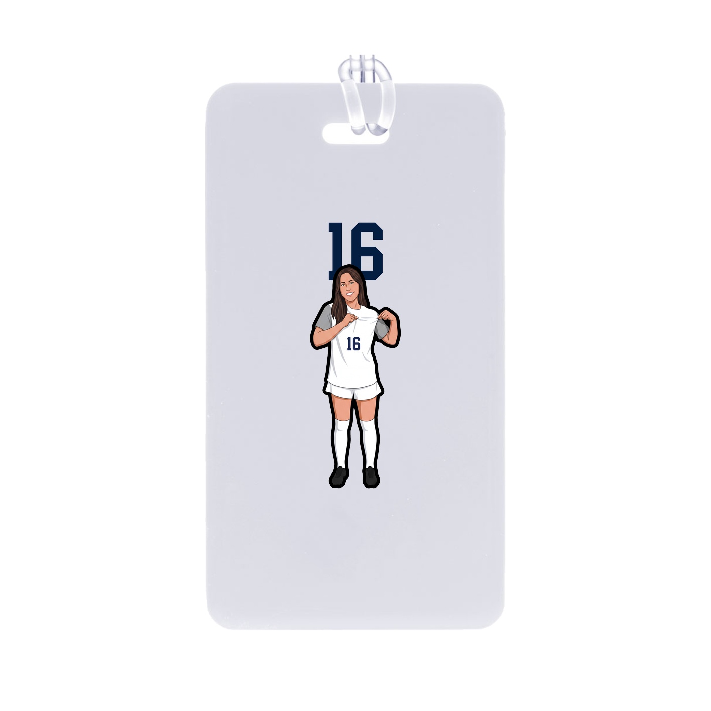 Bag Tag — Number Top in Classic