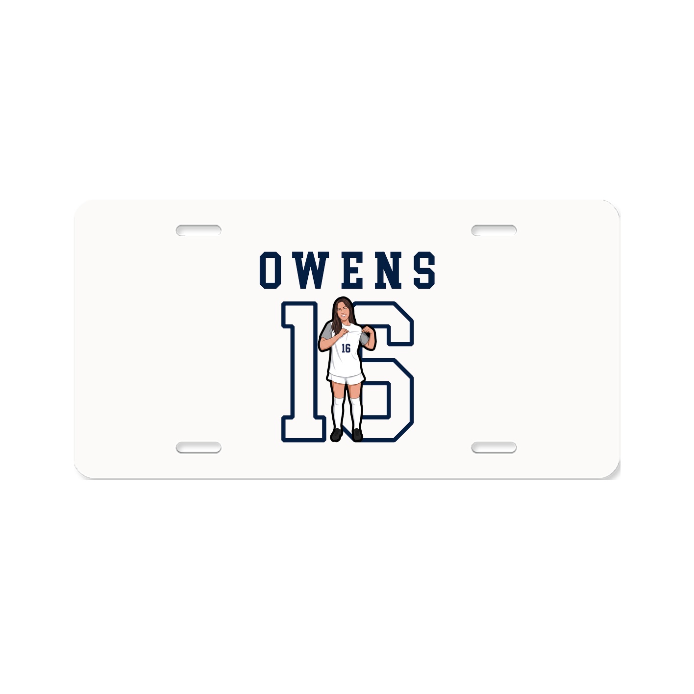 License Plate — Shirsey in Classic