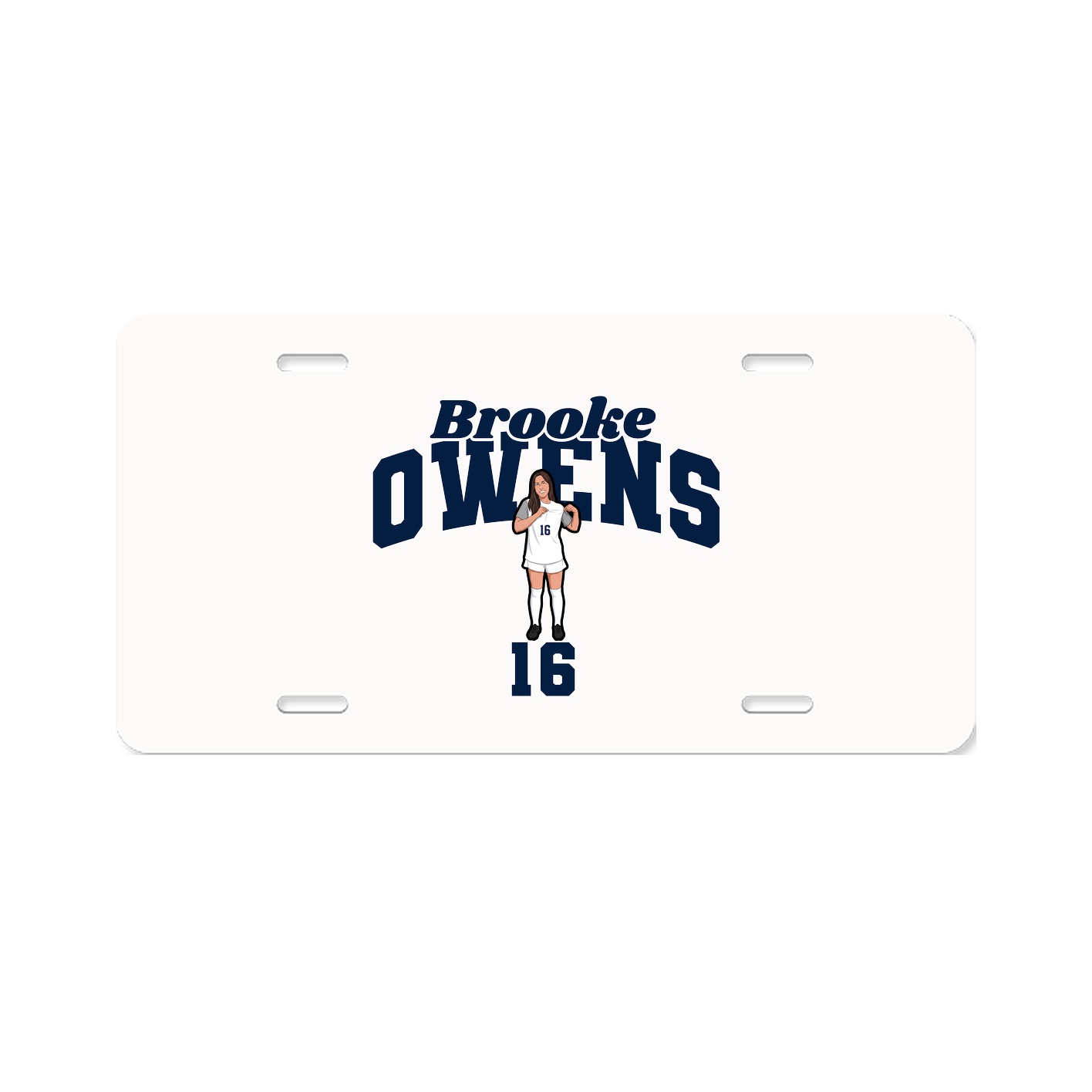 License Plate — Signature Arch in Classic