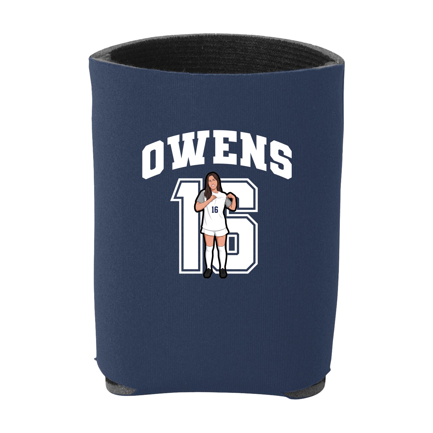 Can Holder — Number in Navy