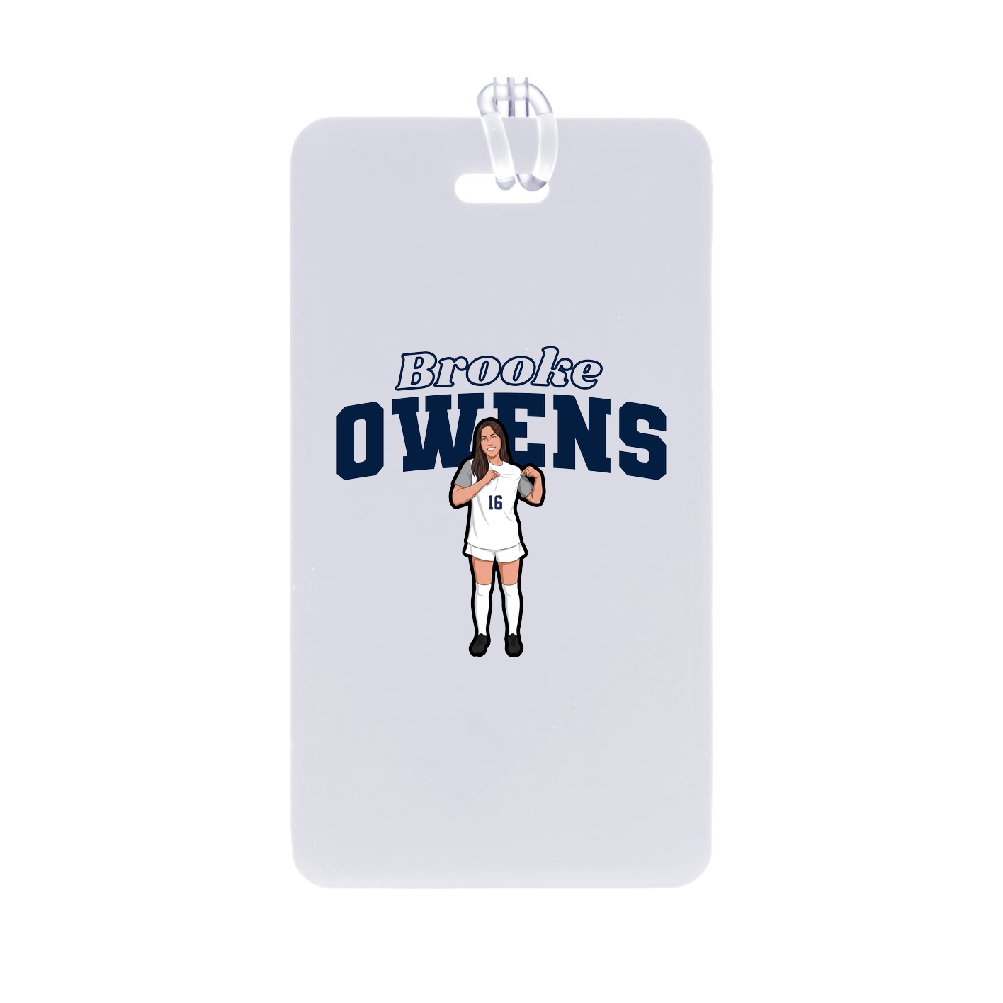 Bag Tag — Name Arch in Classic