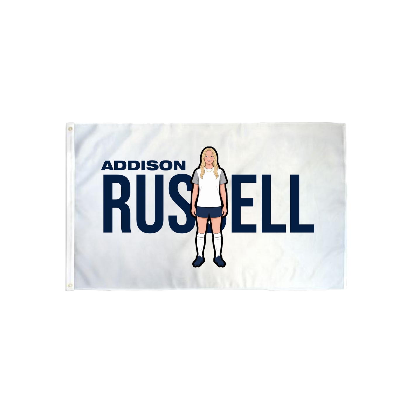 3x5 Flag — Player Name in Classic