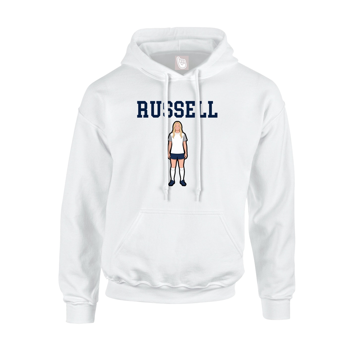 Hoodie — Shirsey in White