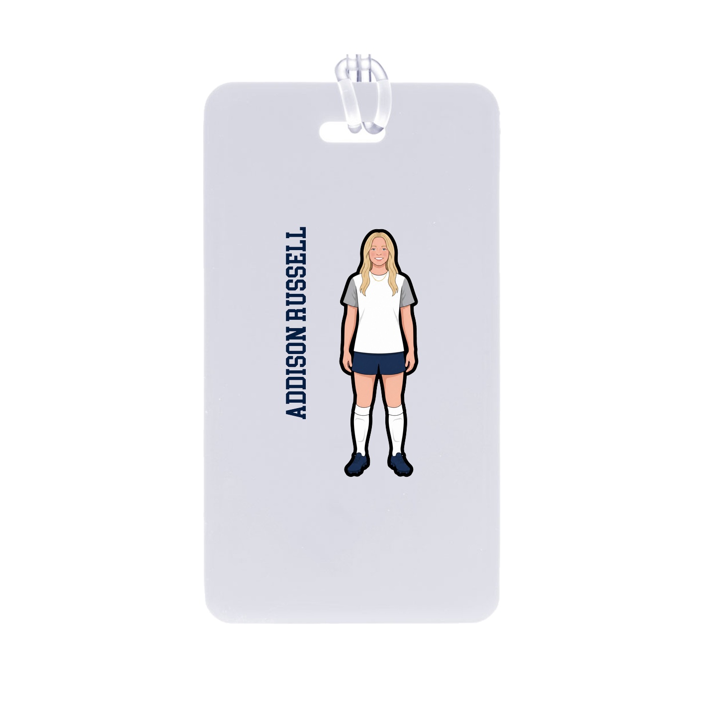 Bag Tag — Name Vertical in Classic