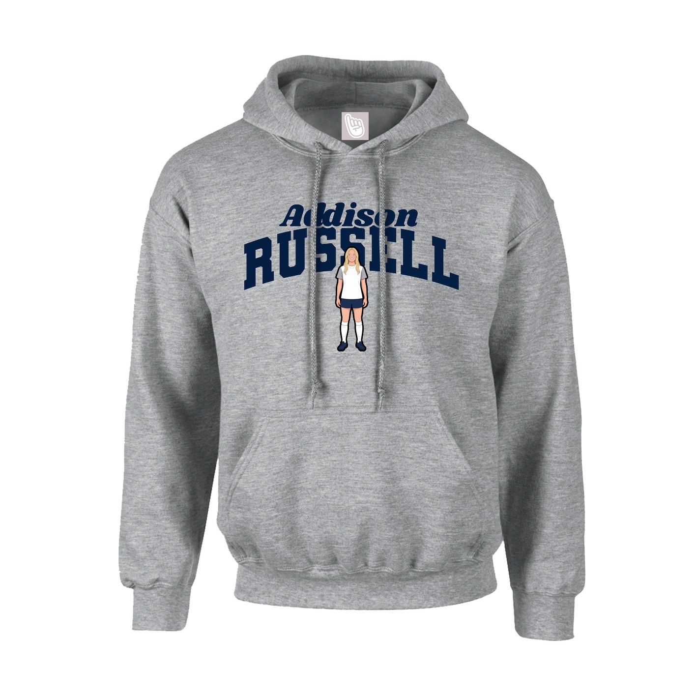 Hoodie — Signature Arch in Grey
