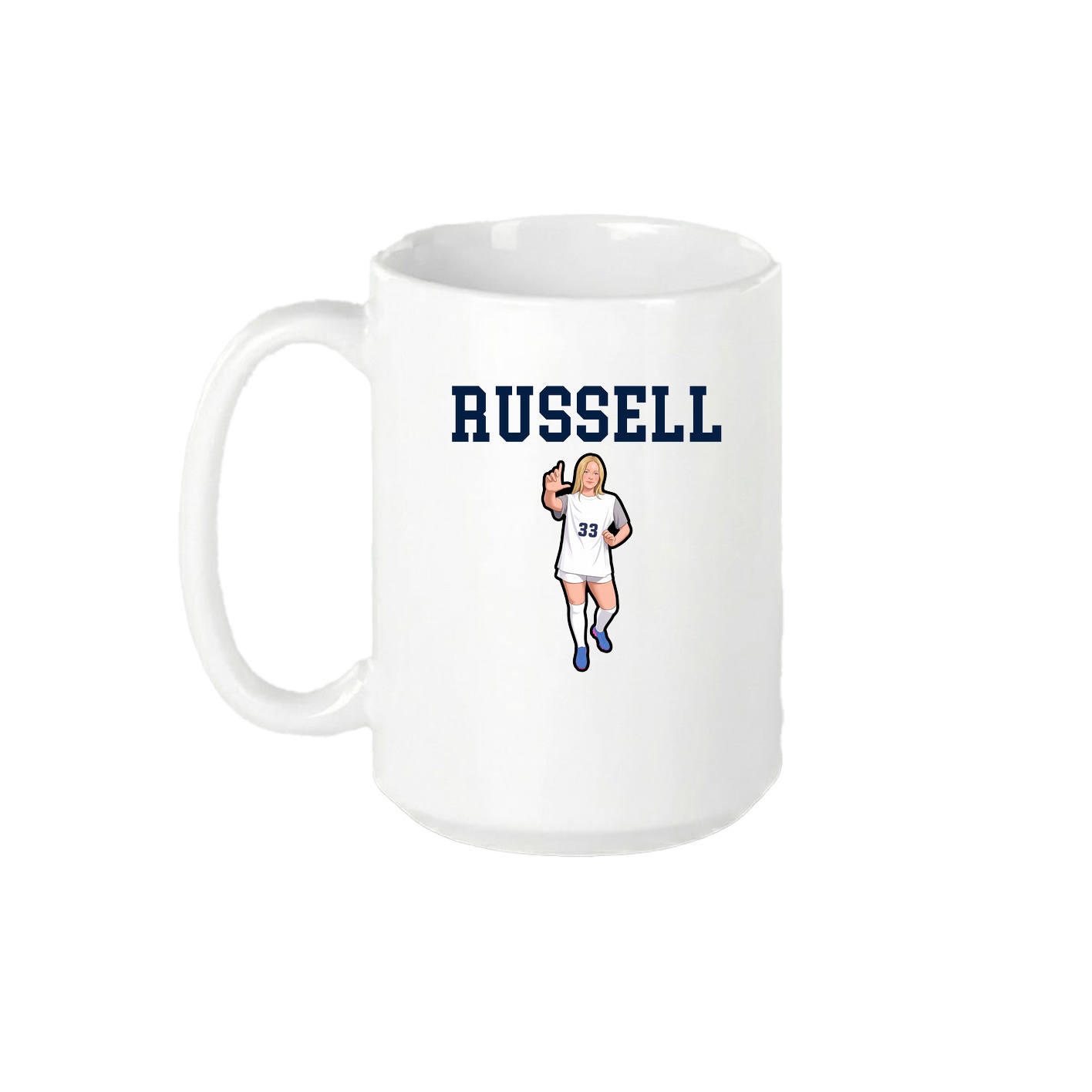 15oz Coffee Mug — Shirsey in White