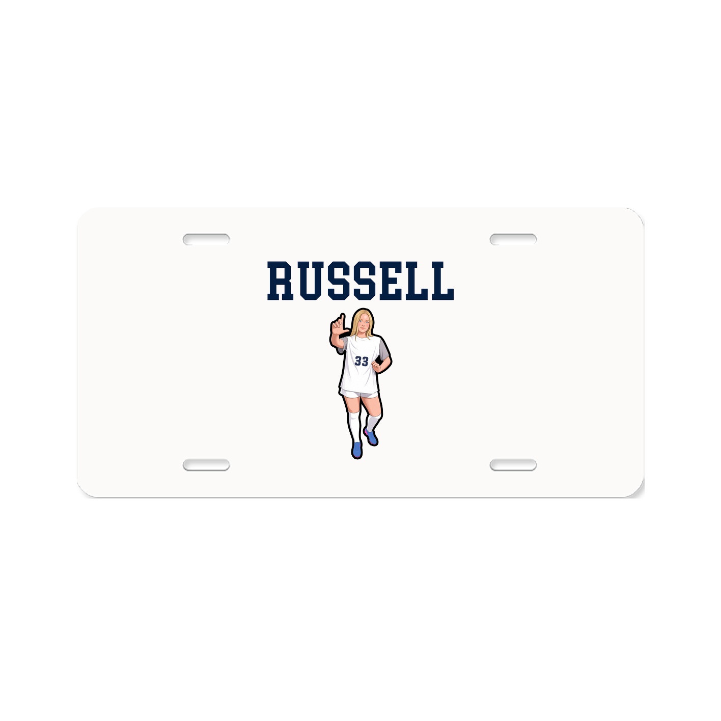 License Plate — Shirsey in Classic