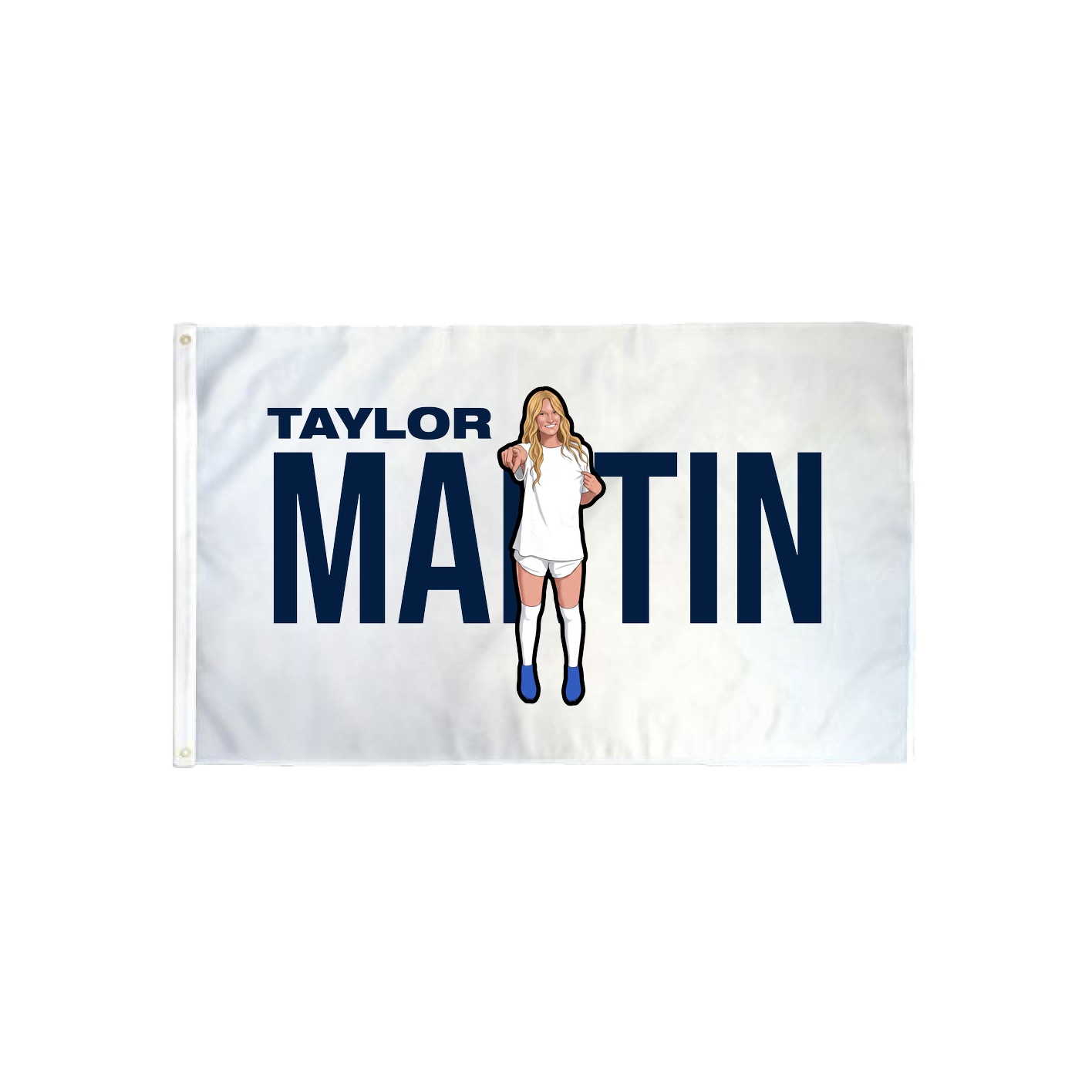 3x5 Flag — Player Name in Classic