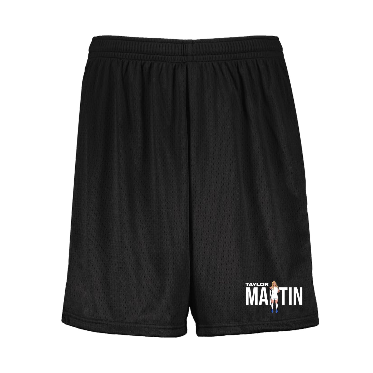 Shorts — Player Name in Black