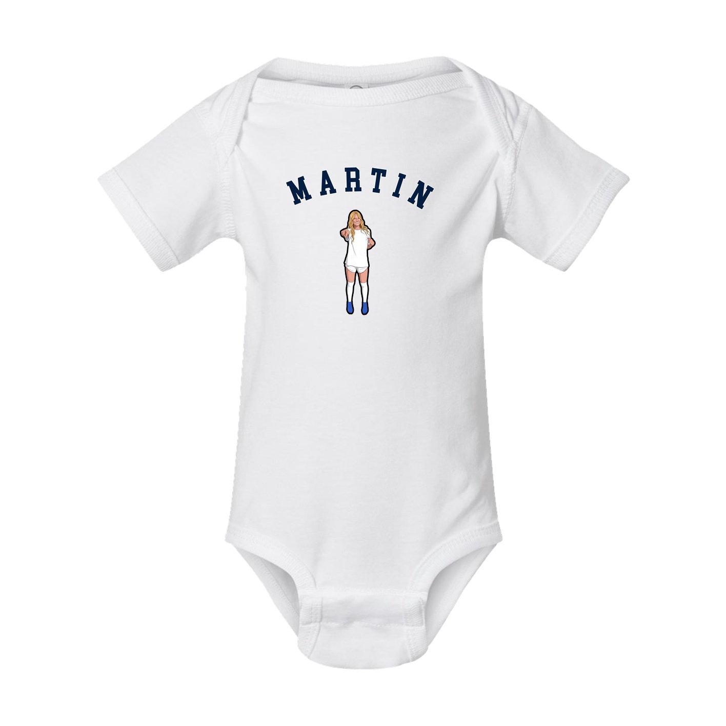 Baby Onesie — Shirsey Arch in White