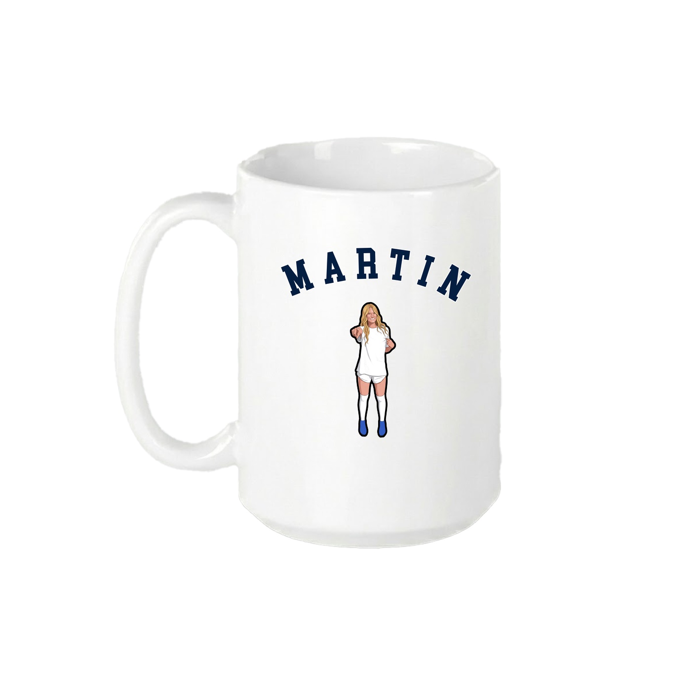 15oz Coffee Mug — Shirsey Arch in White
