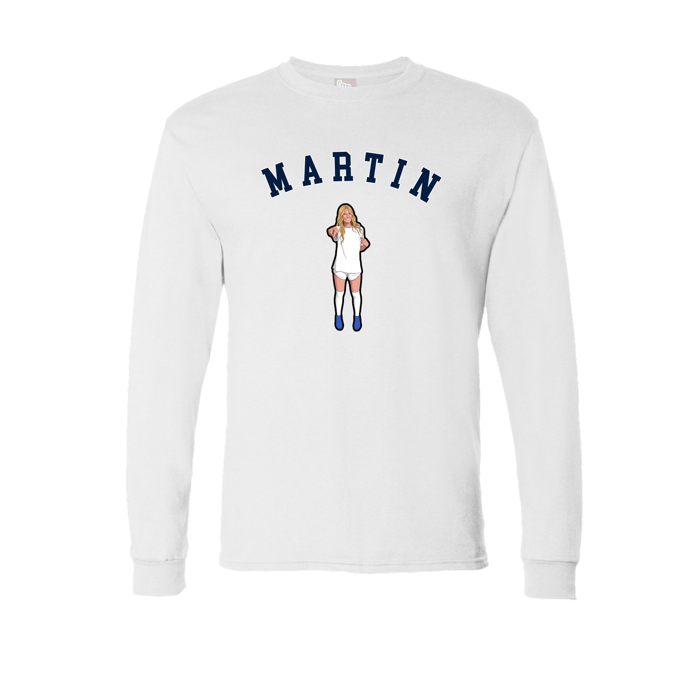 Long Sleeve Tee — Shirsey Arch in White