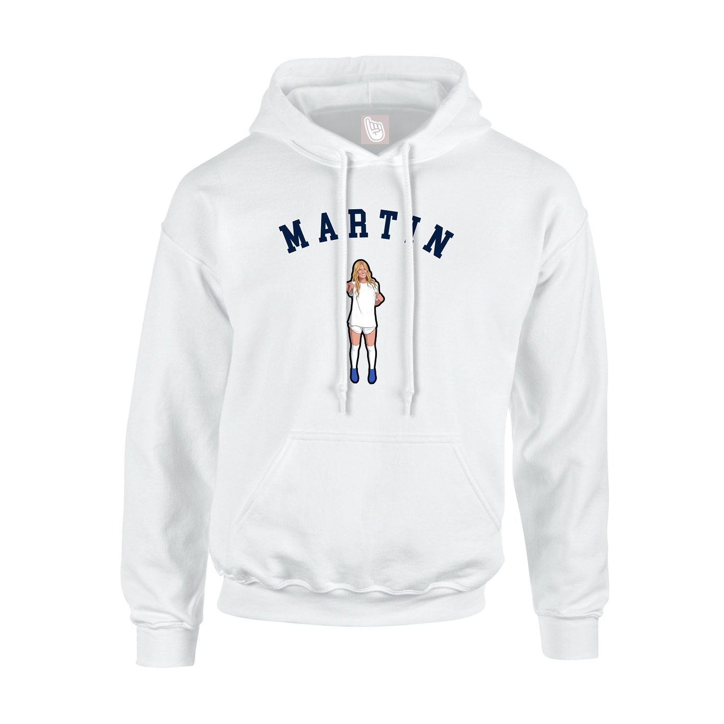 Youth Hoodie — Shirsey Arch in White