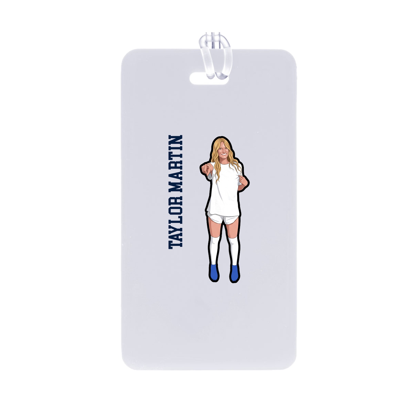 Bag Tag — Name Vertical in Classic