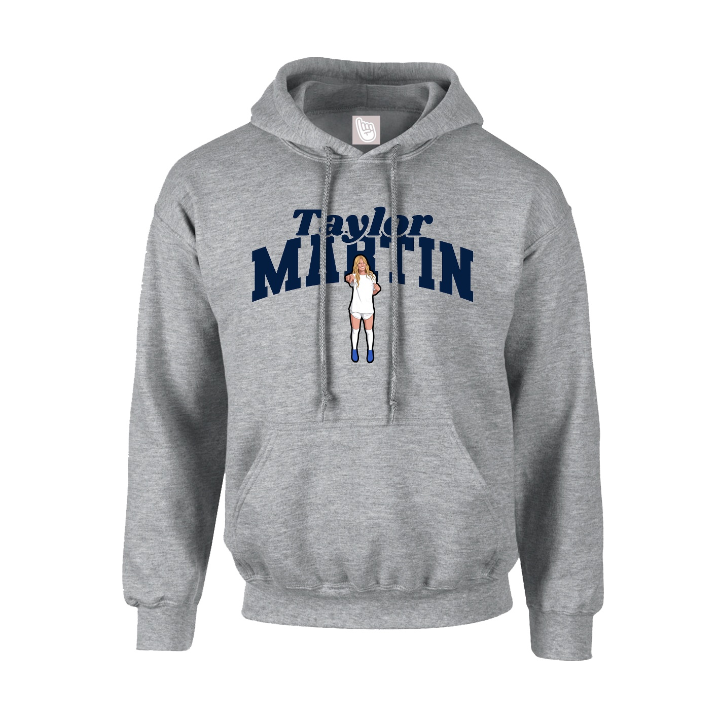 Hoodie — Signature Arch in Grey