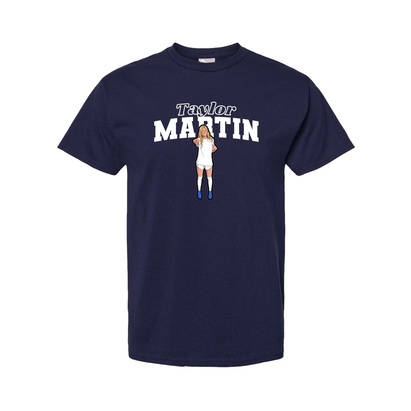 Tee — Name Arch in Navy