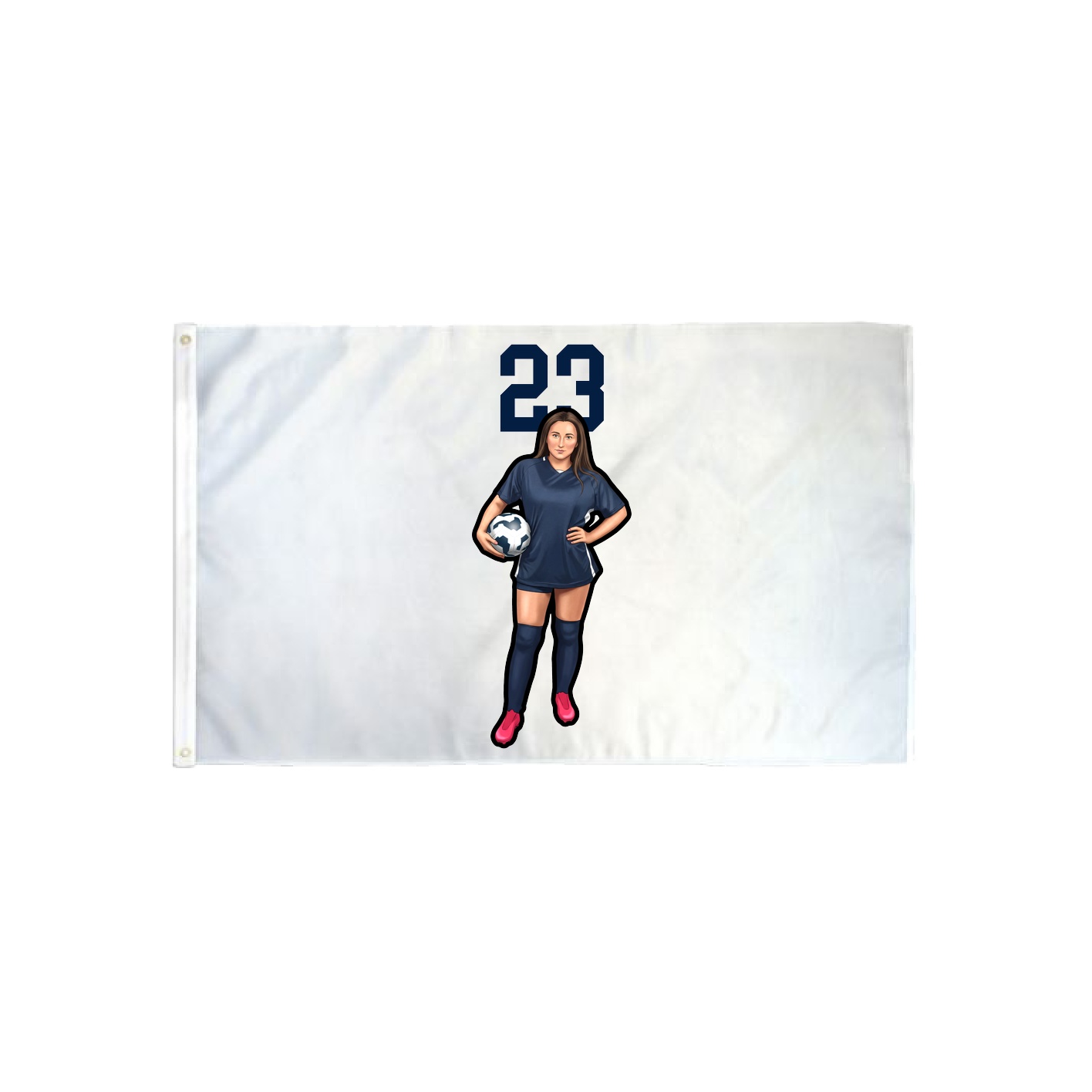 3x5 Flag — Number Top in Classic