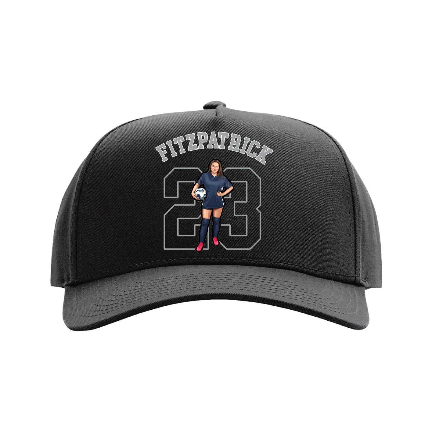 Full Fabric Five-Panel Champ Cap
