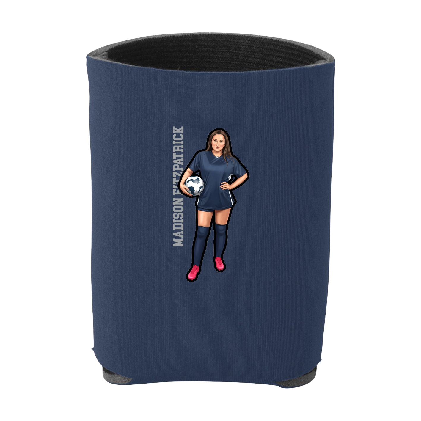 Can Holder — Name Vertical in Navy
