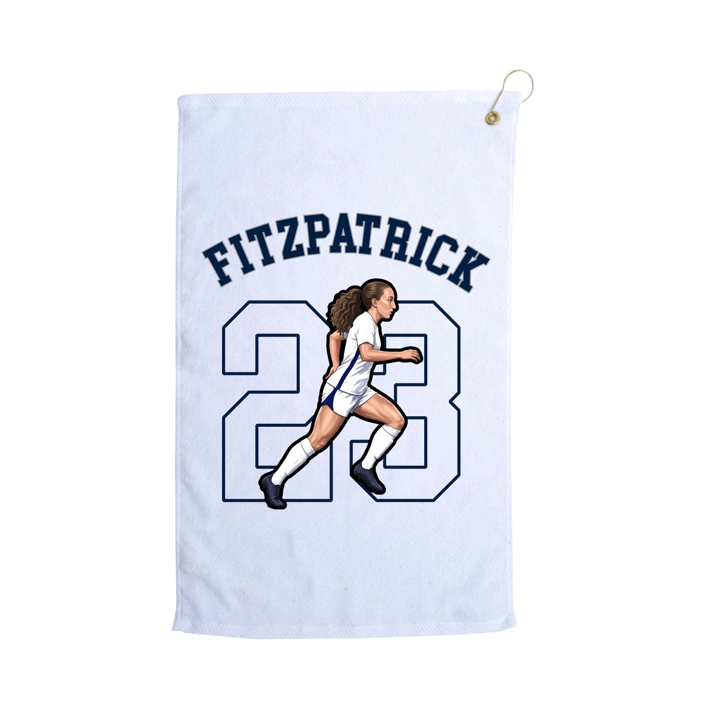 Golf Towel — Shirsey Arch in White