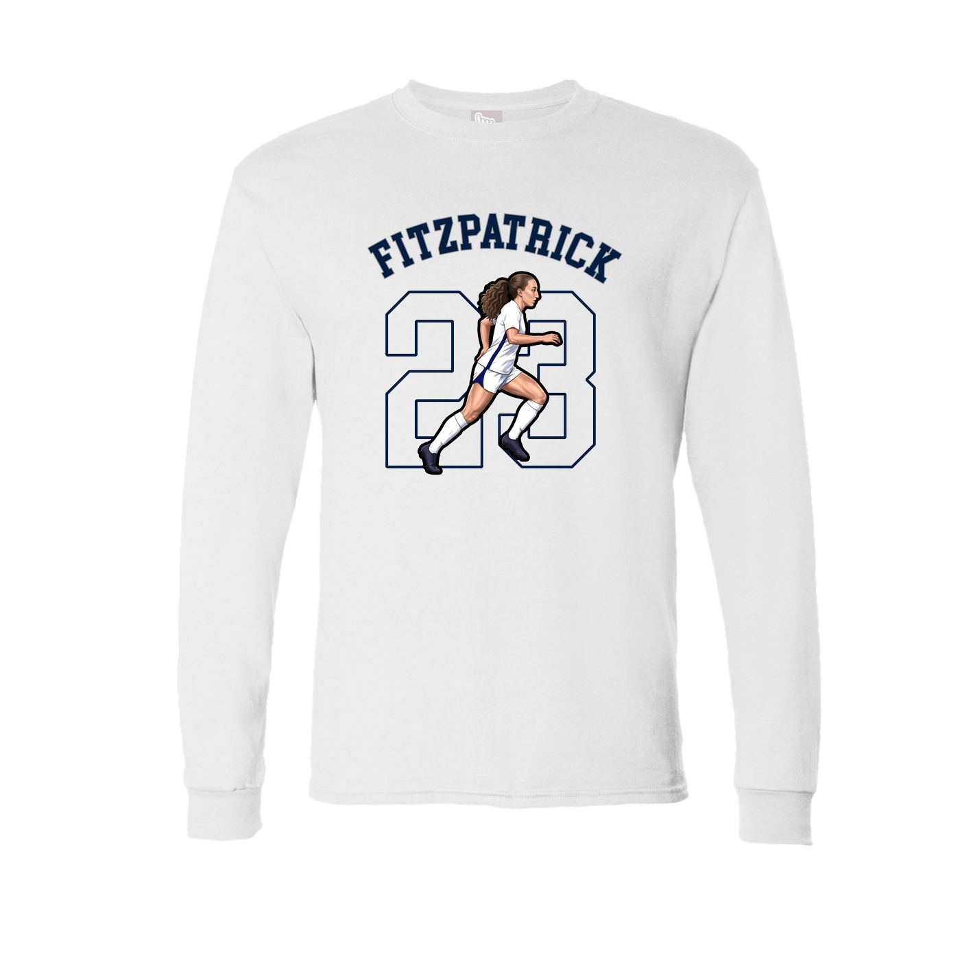 Long Sleeve Tee — Shirsey Arch in White