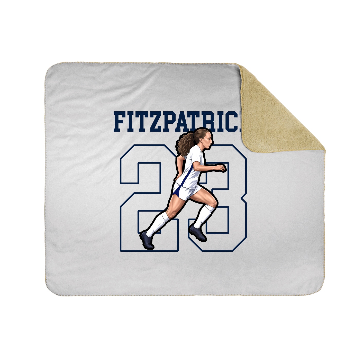 50x60 Sherpa Lined Throw Blanket