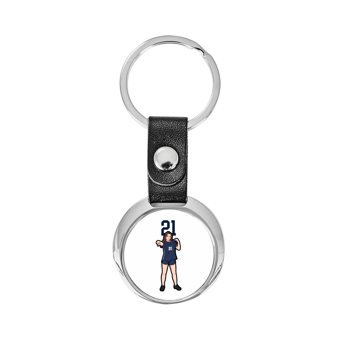 Key Chain — Number Top in Classic