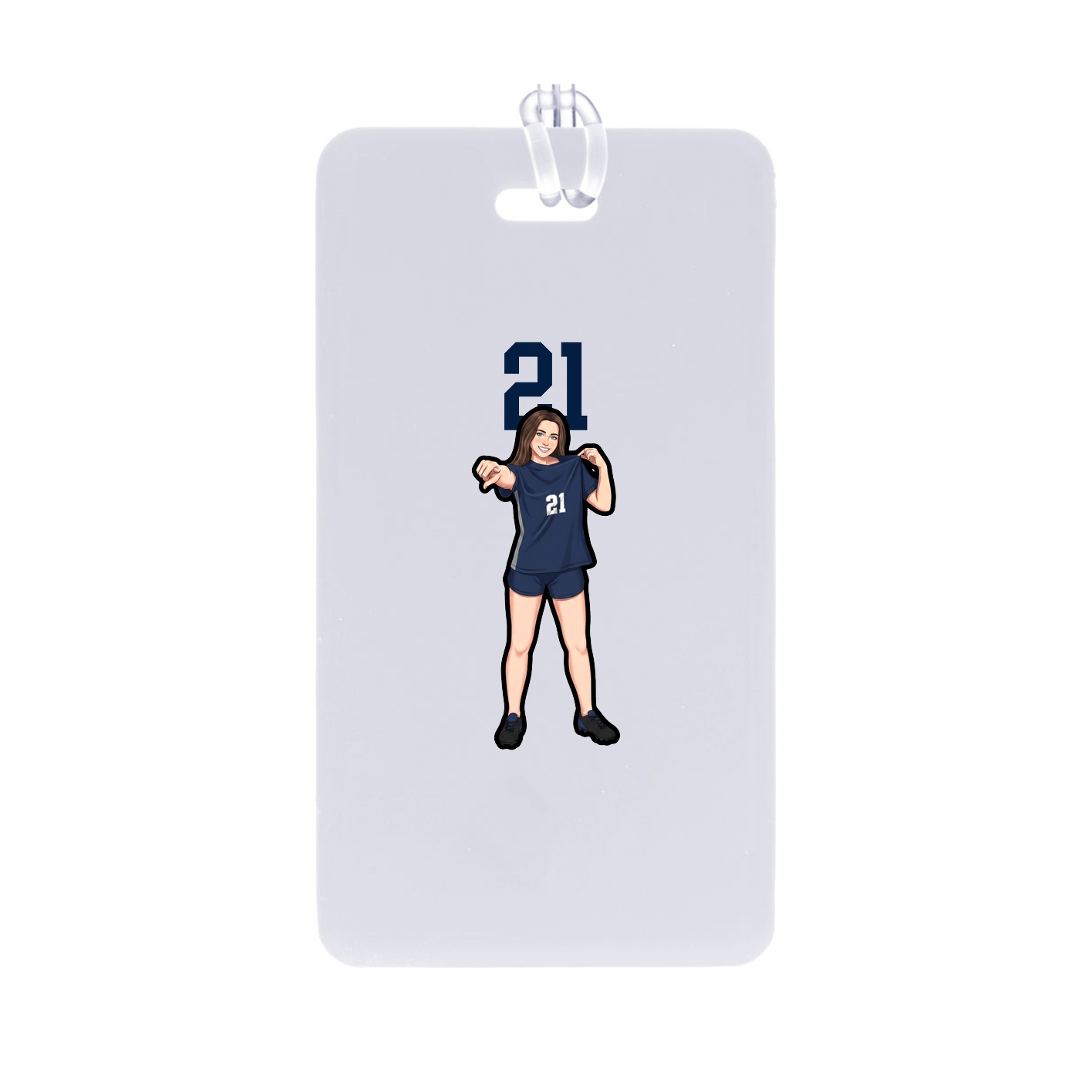 Bag Tag — Number Top in Classic