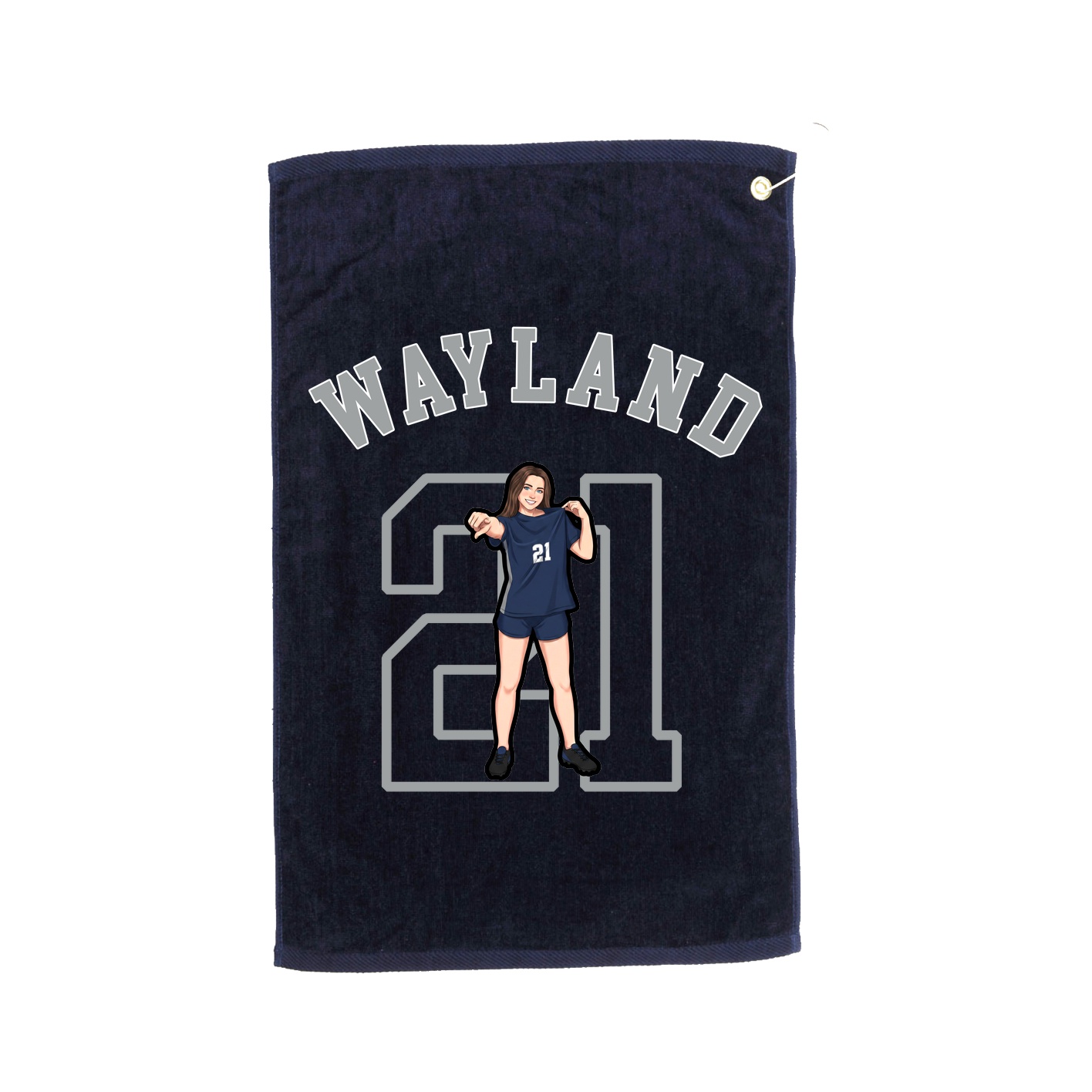 Golf Towel — Shirsey Arch in Navy