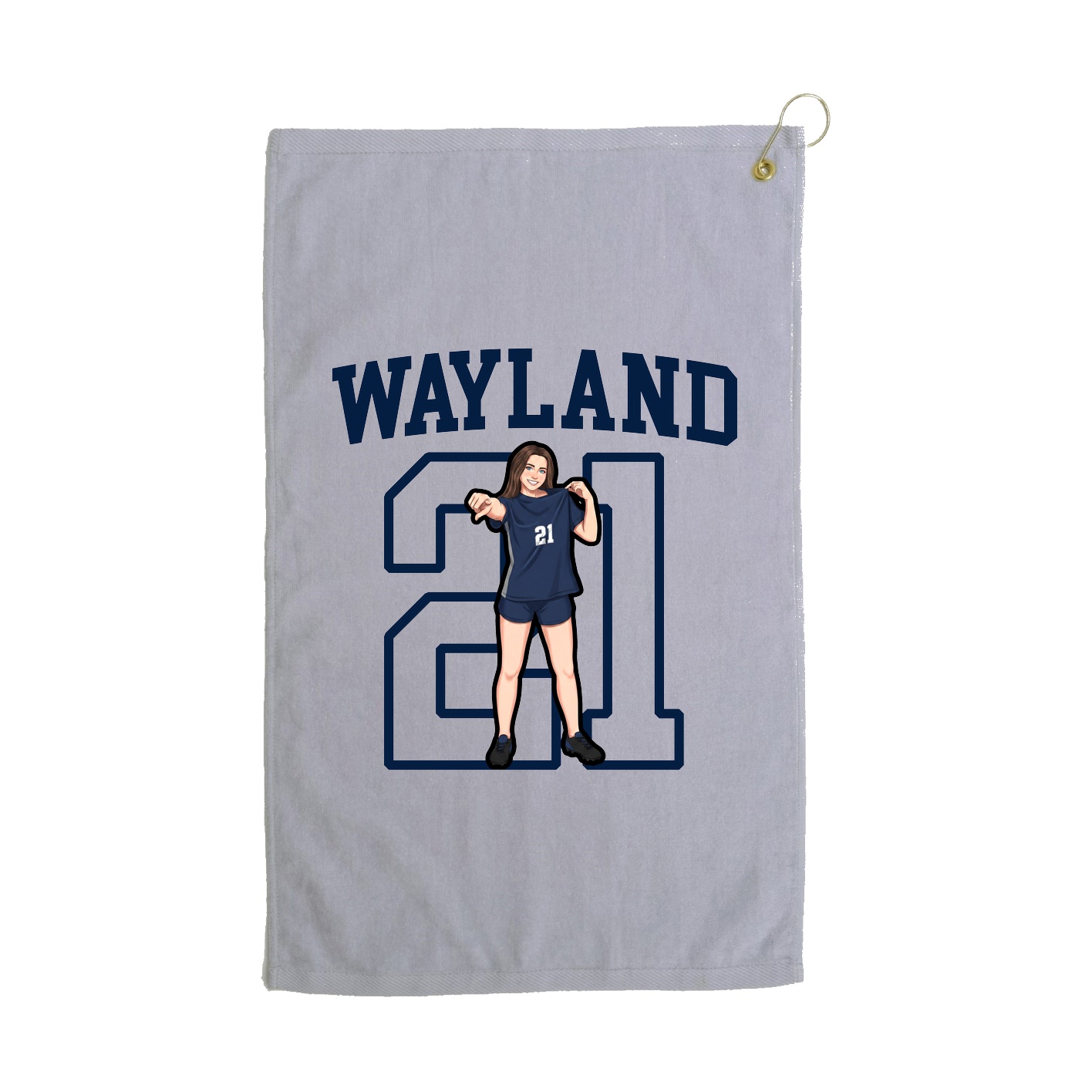 Golf Towel — Shirsey in Grey