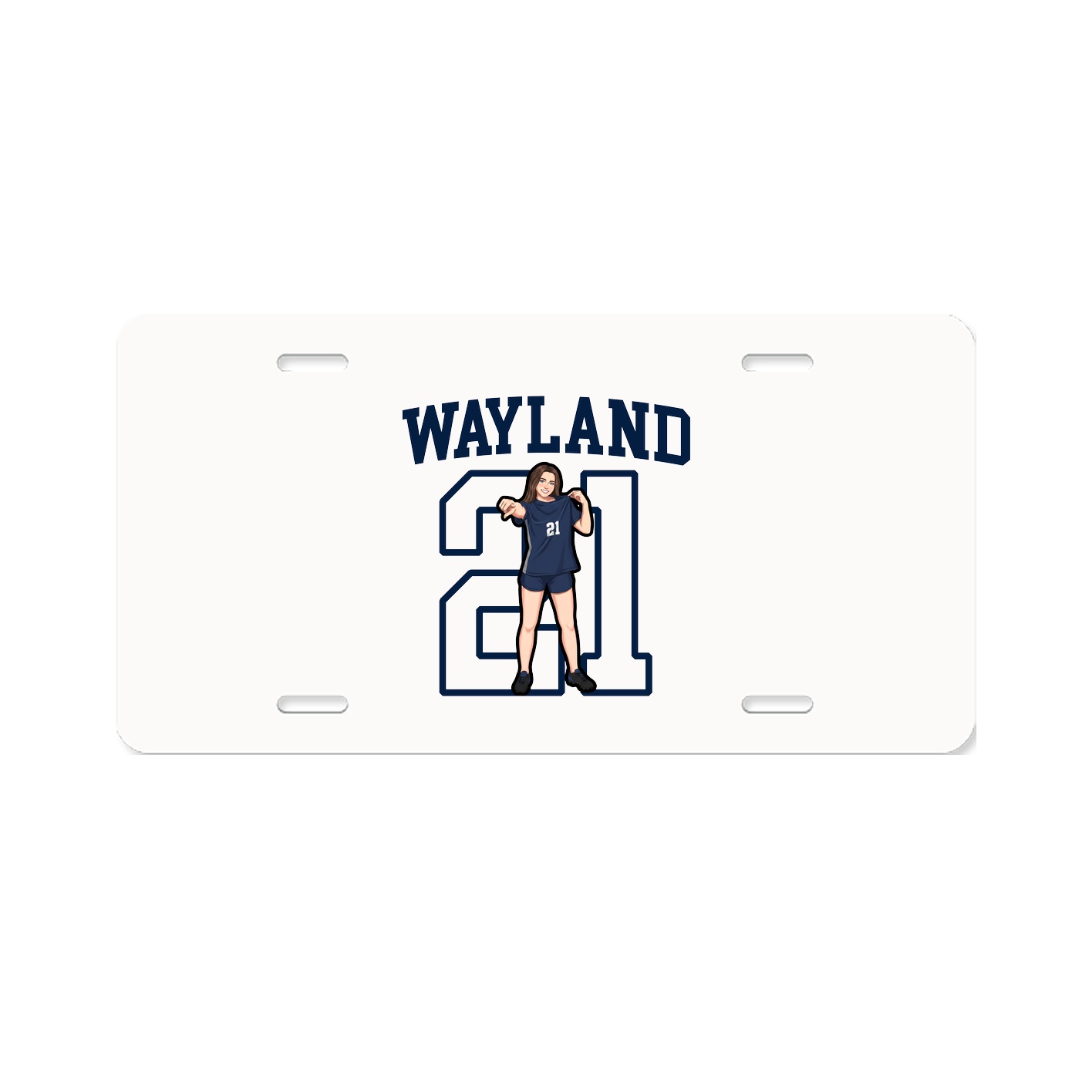 License Plate — Shirsey in Classic