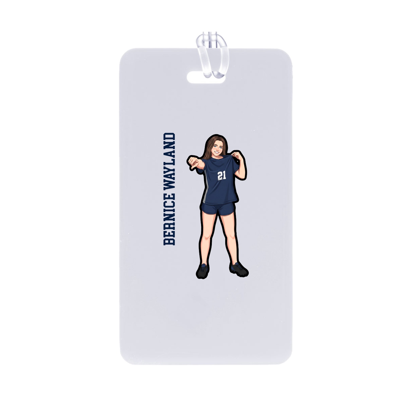Bag Tag — Name Vertical in Classic