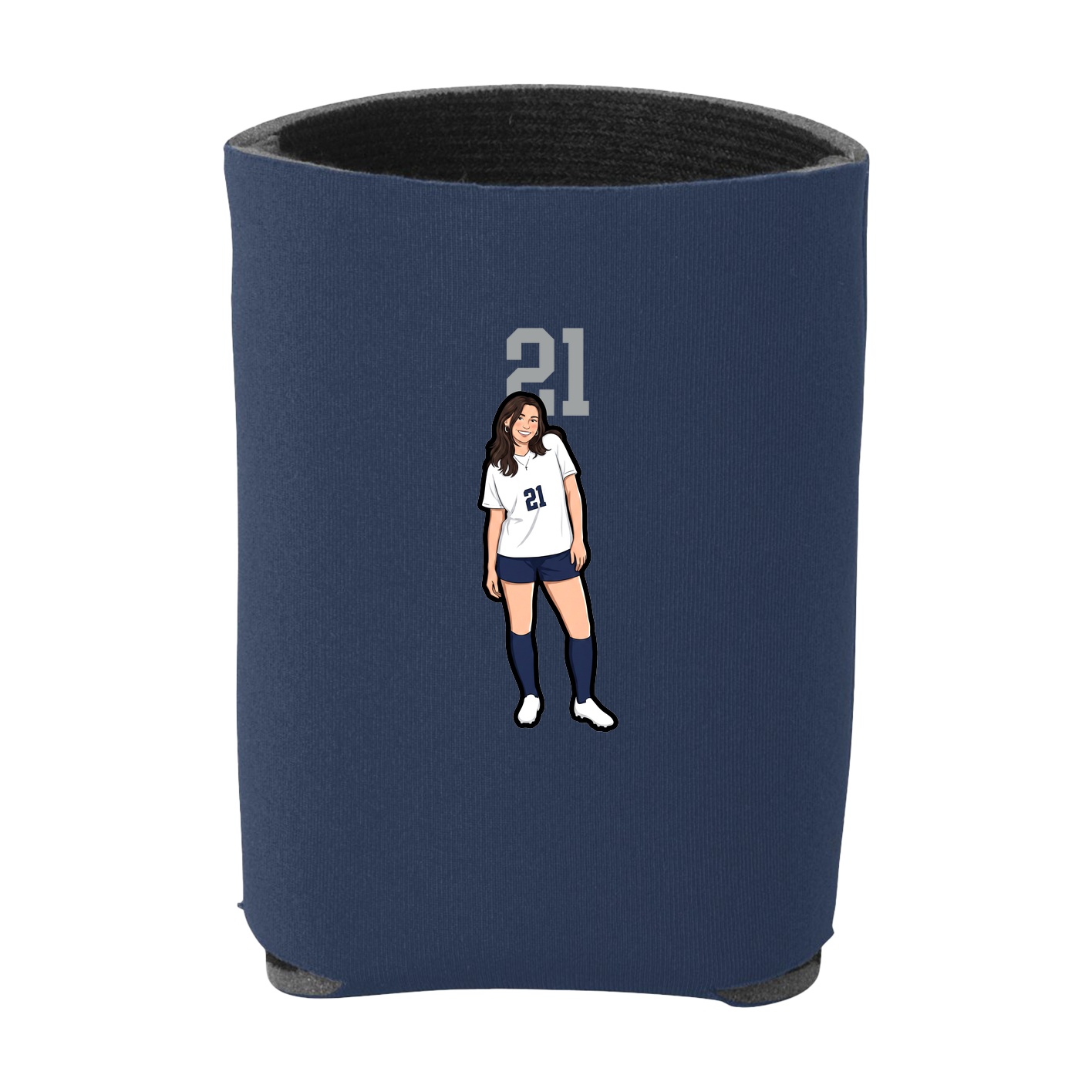 Can Holder — Number Top in Navy