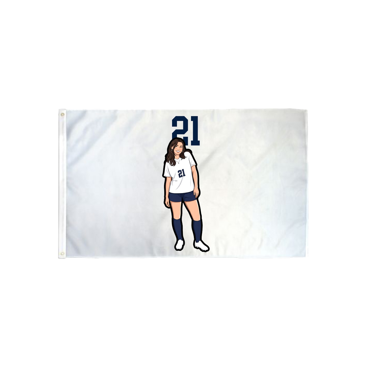 3x5 Flag — Number Top in Classic