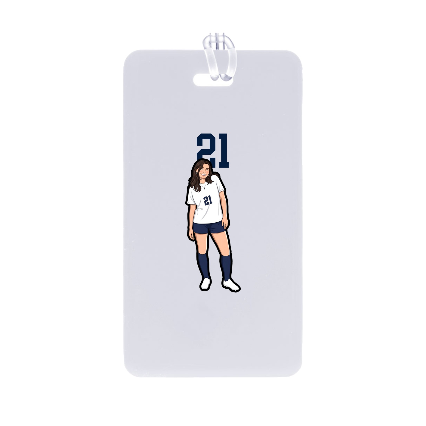 Bag Tag — Number Top in Classic