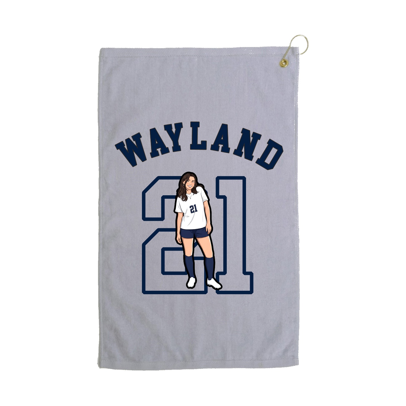 Golf Towel — Shirsey Arch in Grey