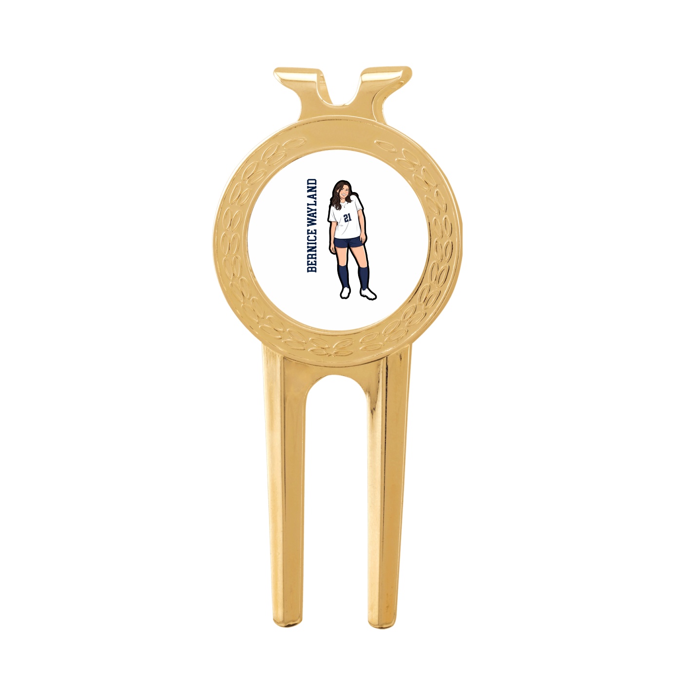 Divot Tool with Ball Marker — Name Vertical in Classic