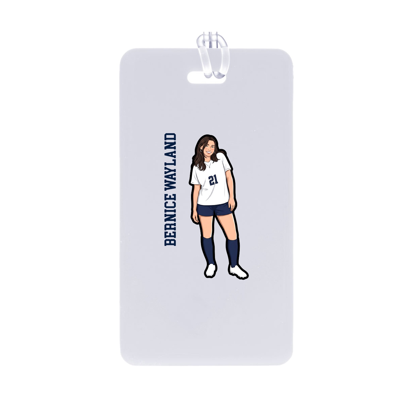 Bag Tag — Name Vertical in Classic