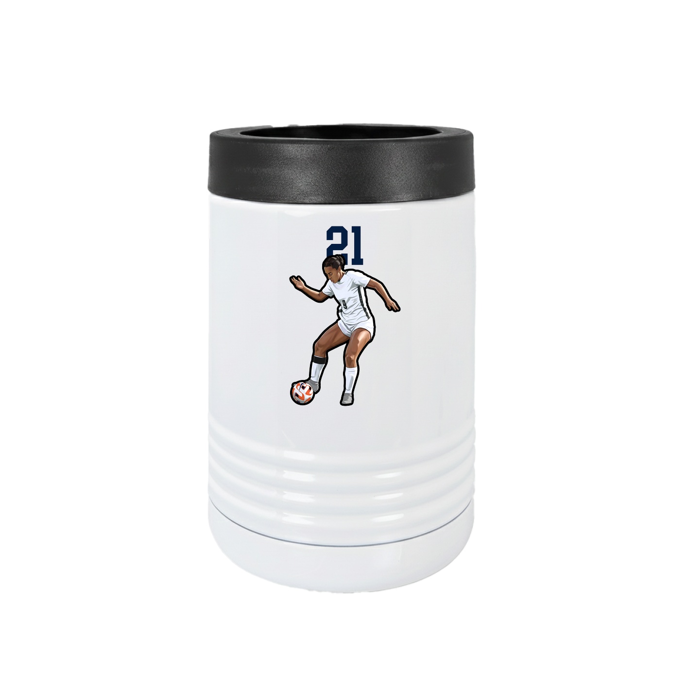 Beverage Holder — Number Top in White