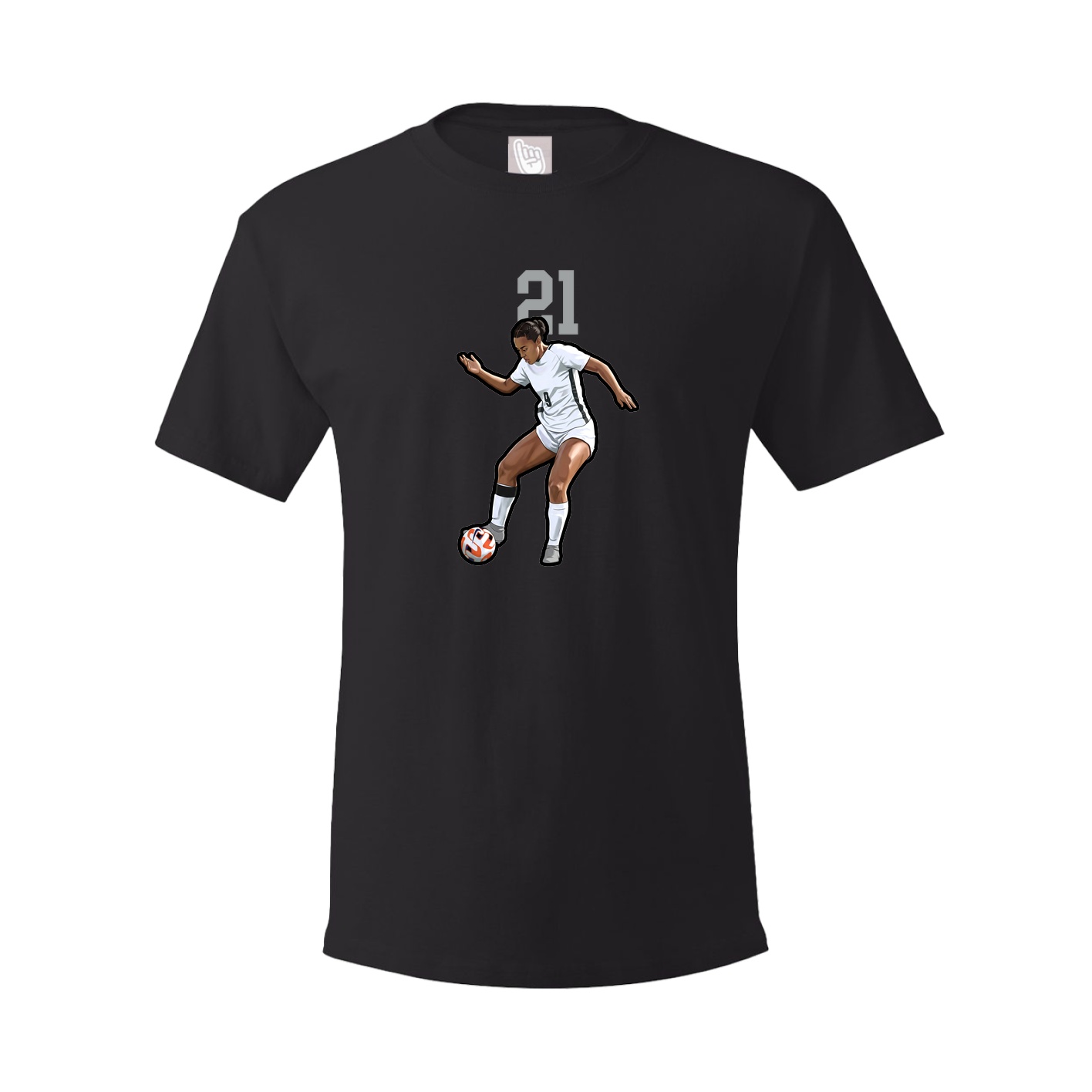 Tee — Number Top in Black
