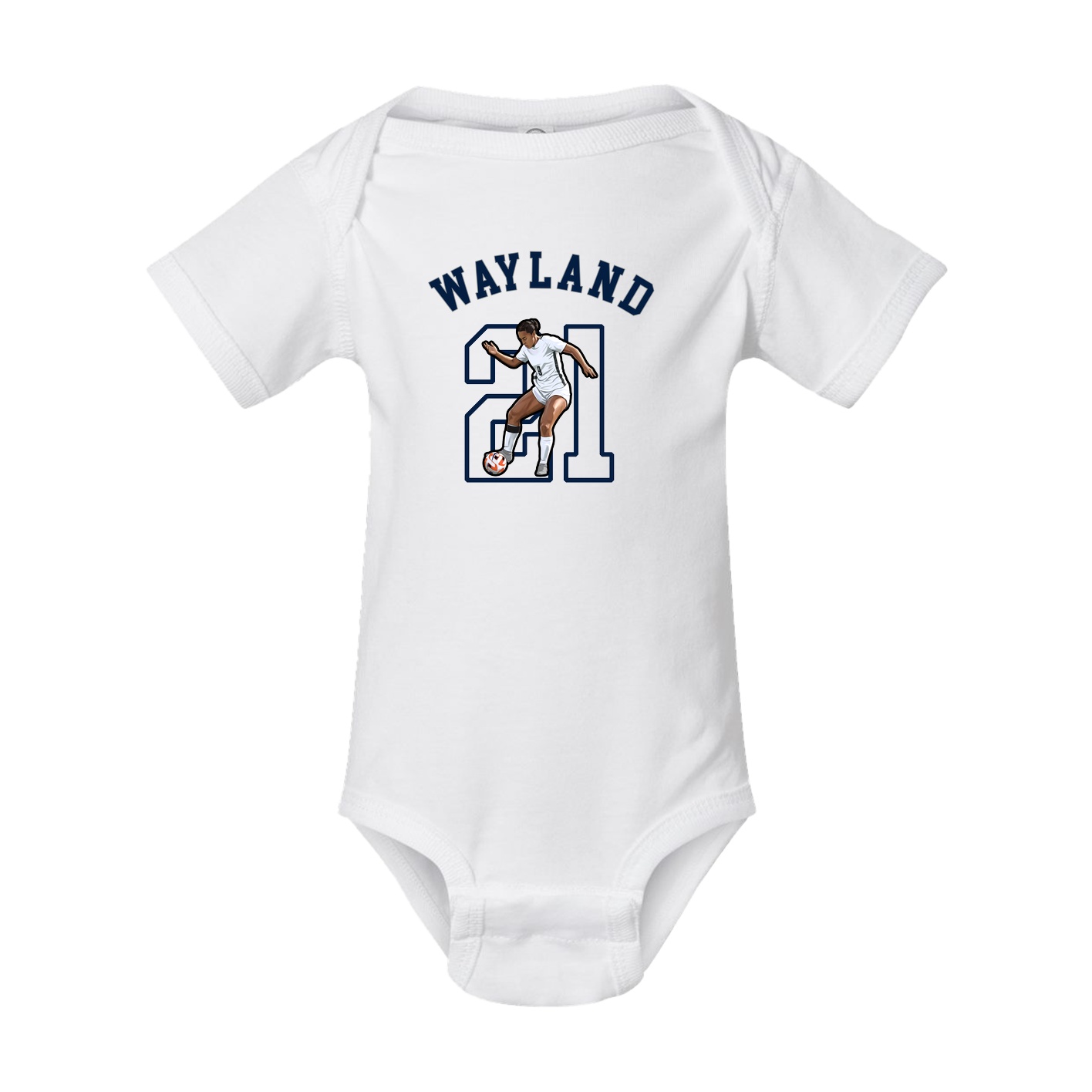 Baby Onesie — Shirsey Arch in White