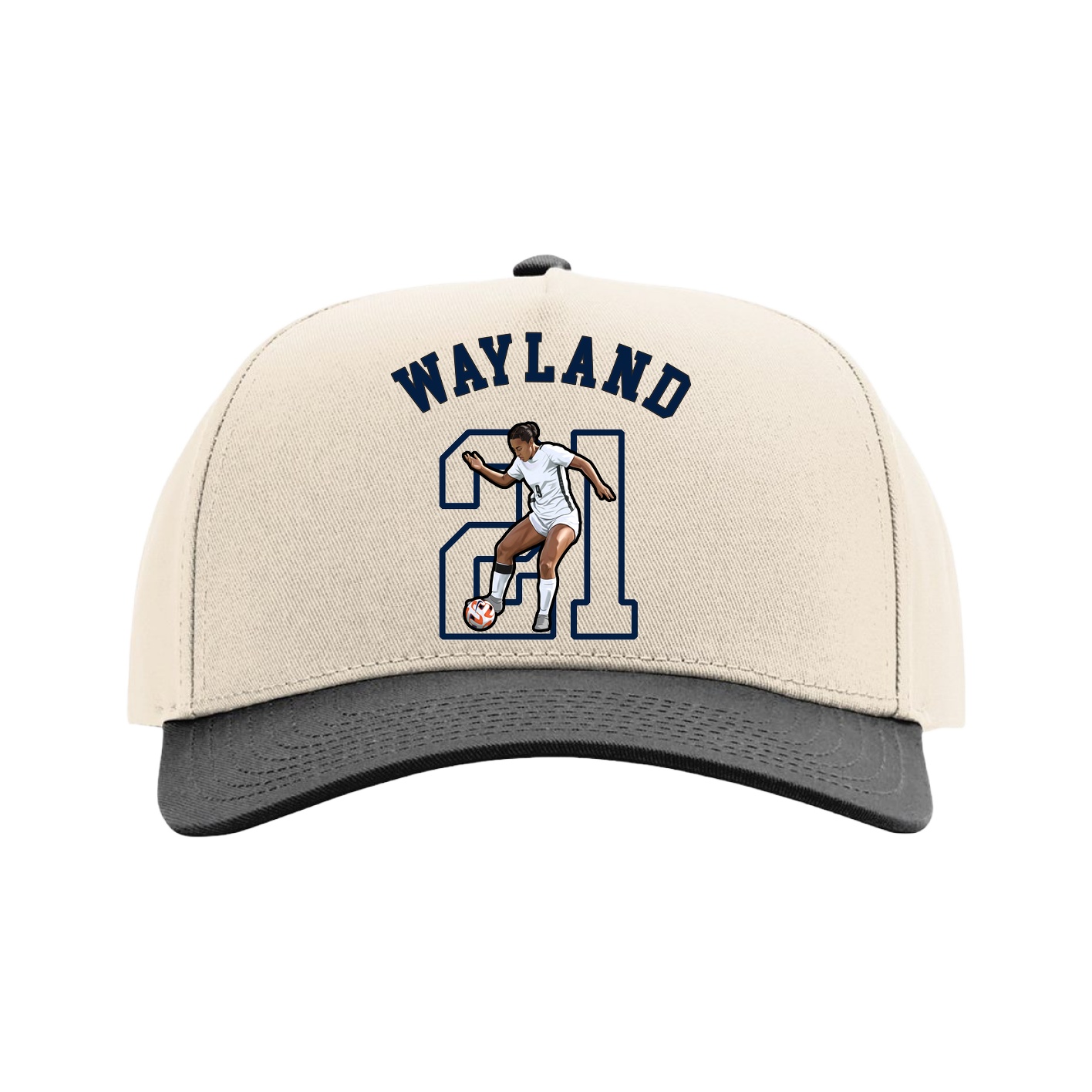 Full Fabric Five-Panel Champ Cap
