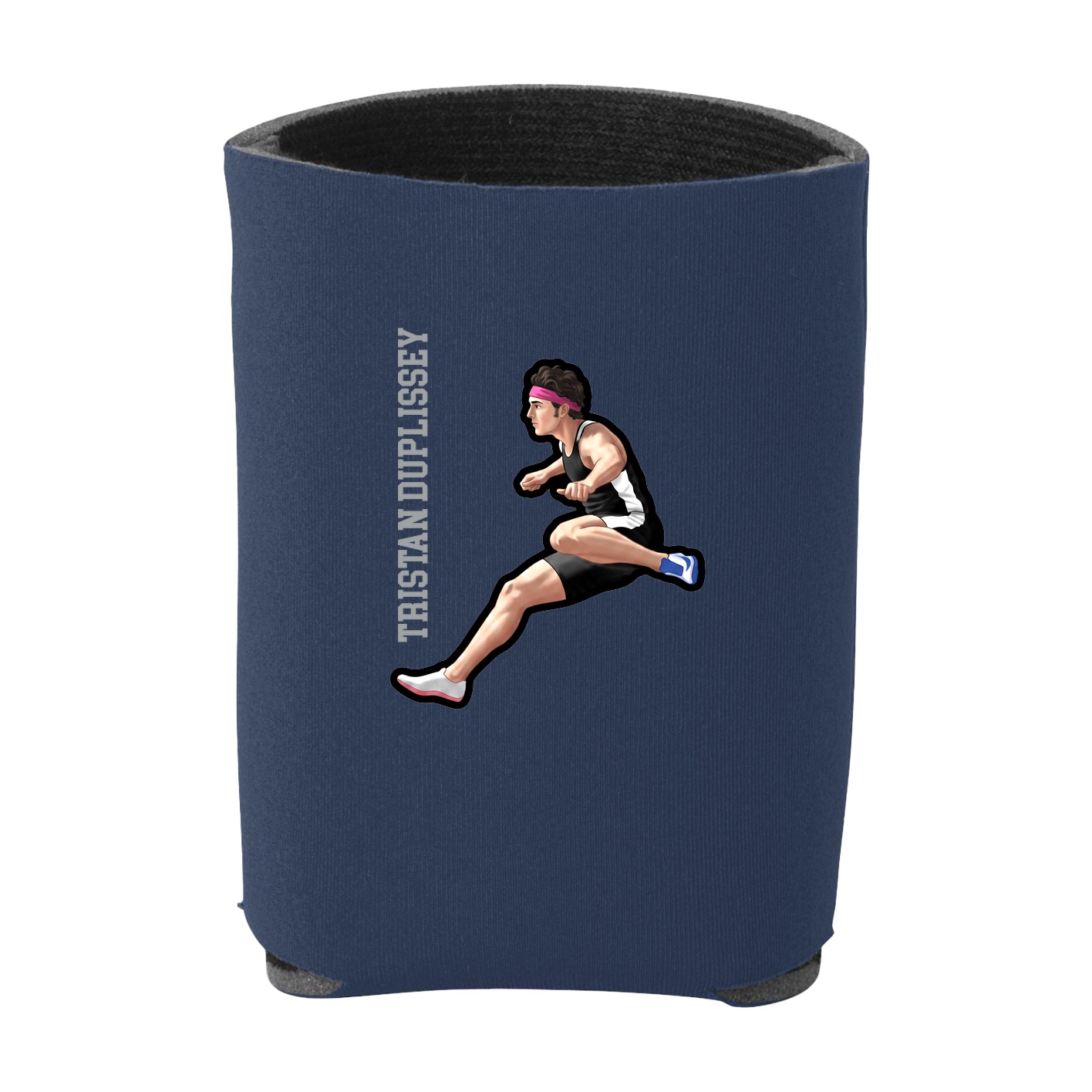 Can Holder — Name Vertical in Navy