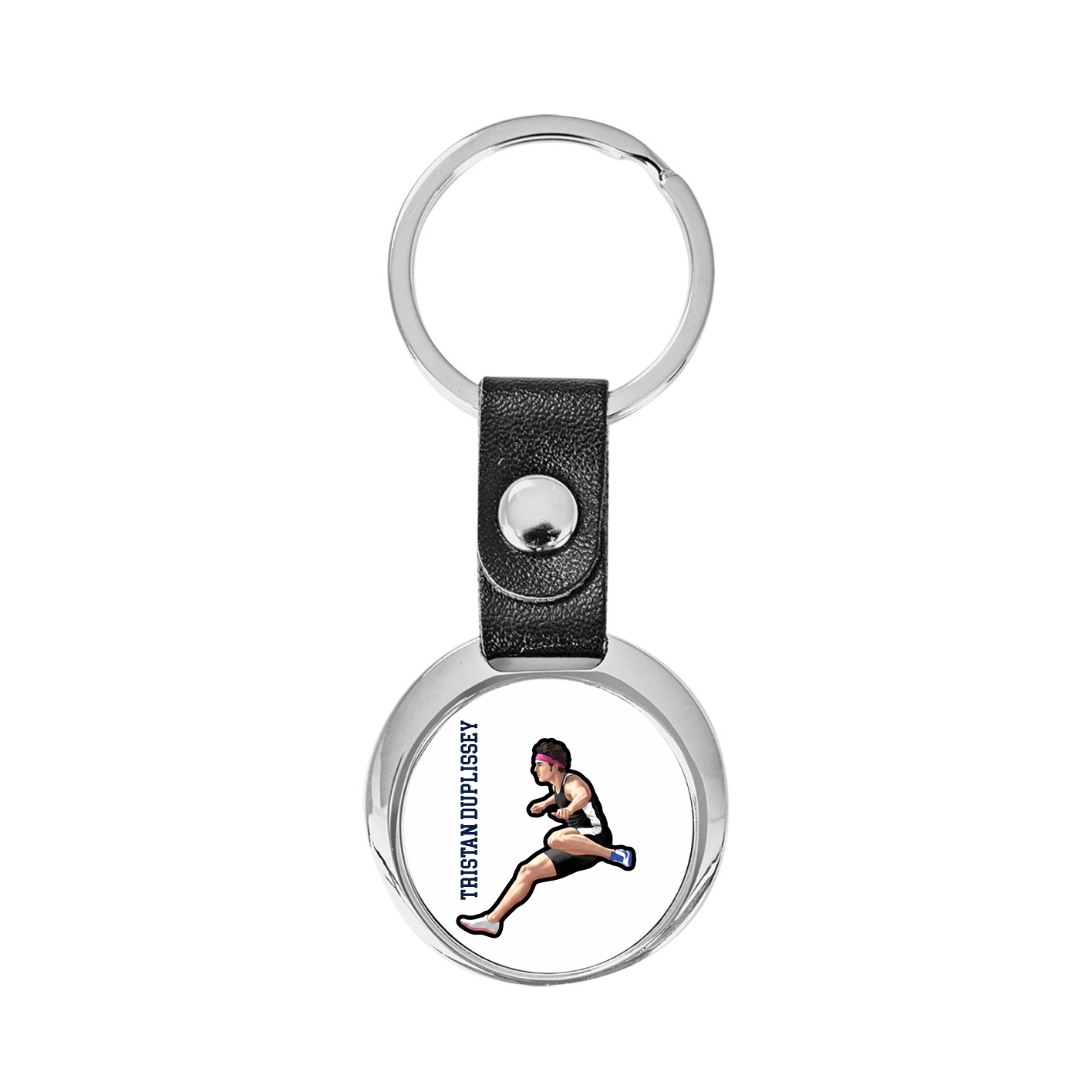 Key Chain — Name Vertical in Classic