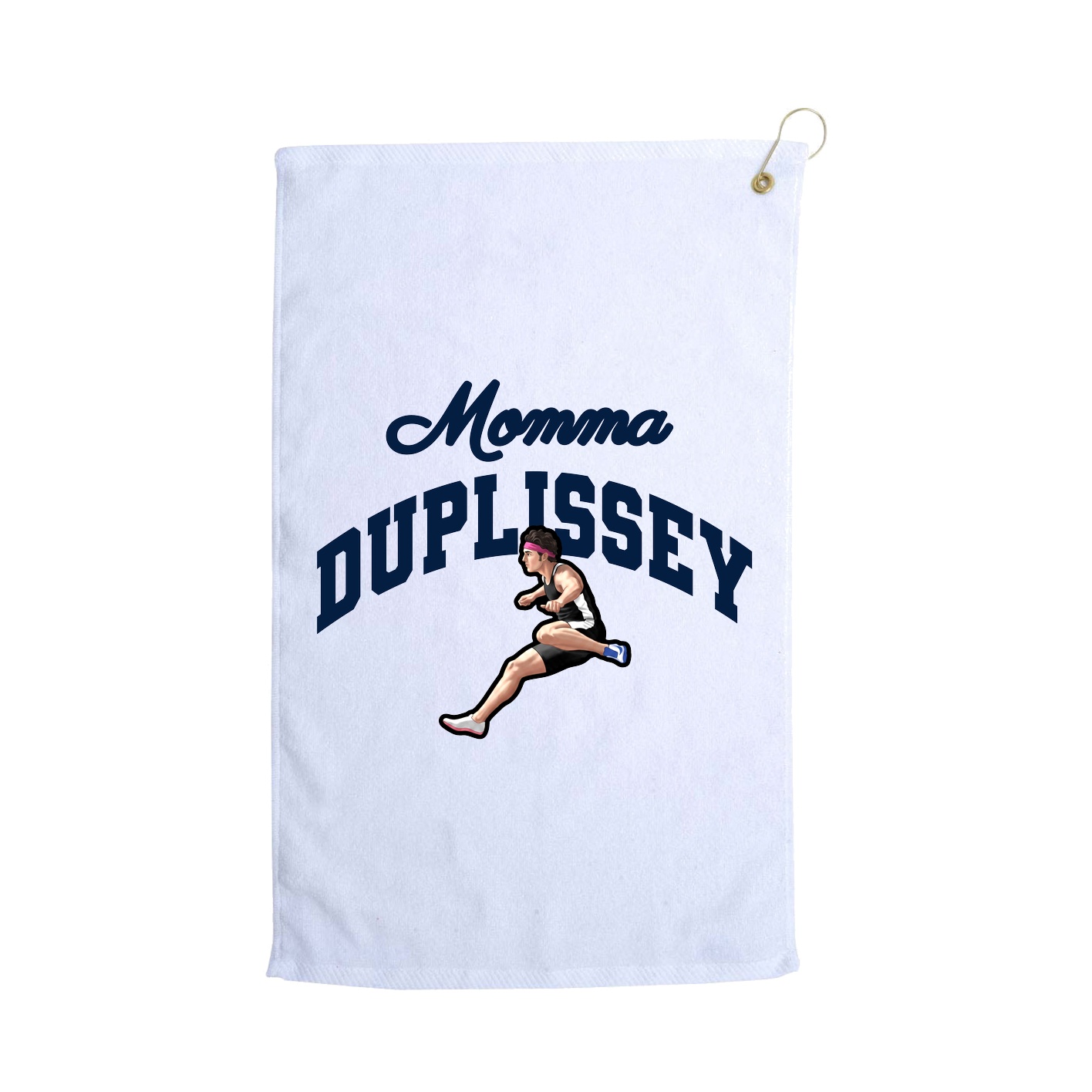 Golf Towel — Mothers Day Arch in White