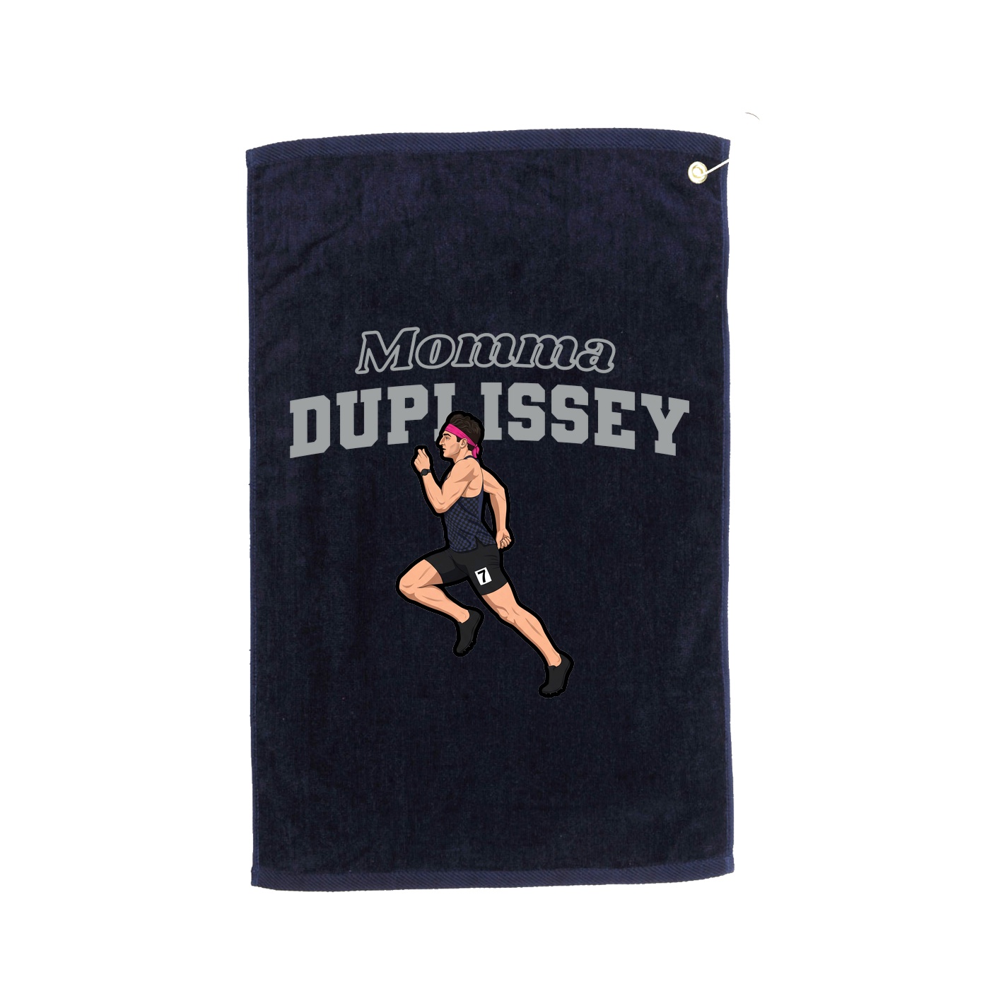 Golf Towel — Mothers Day Block in Navy
