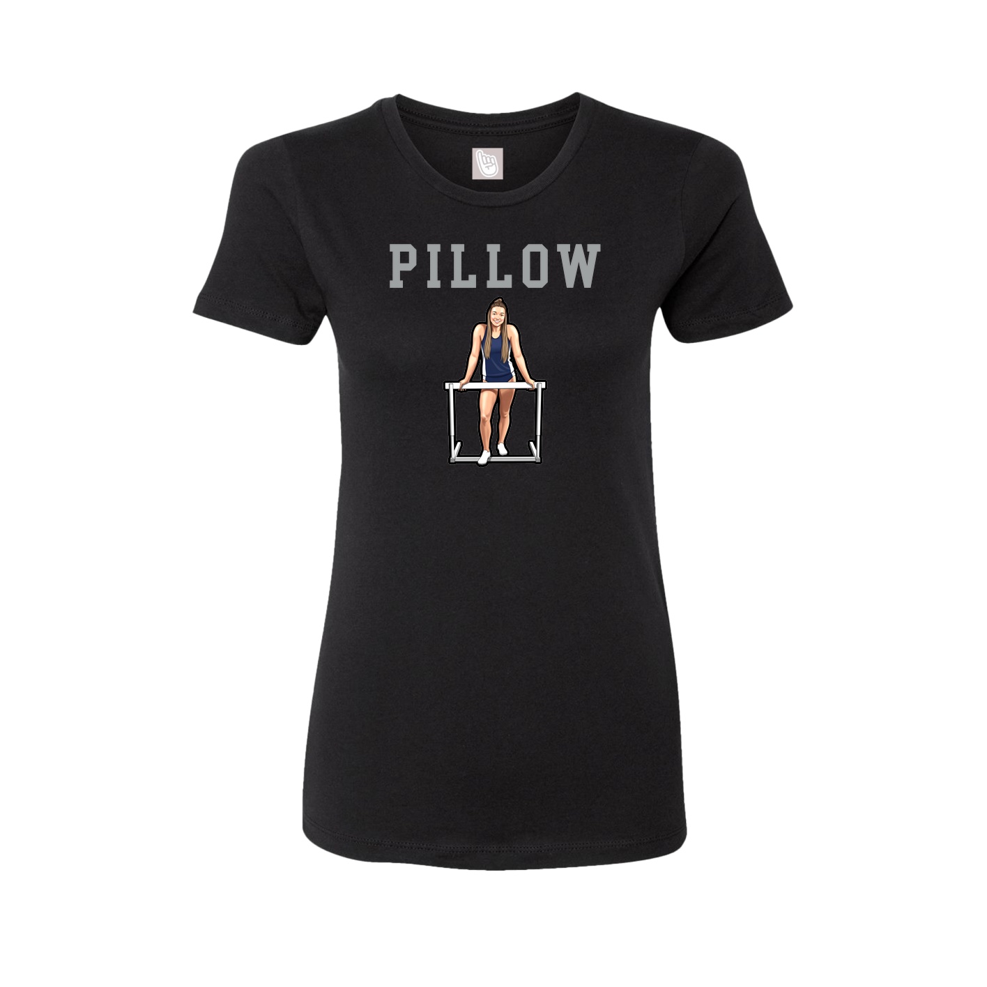 Fitted Women's Tee — Shirsey in Black