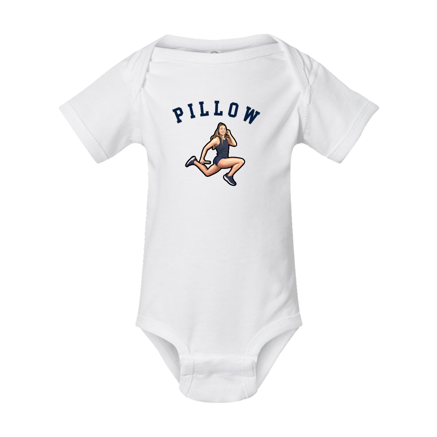 Baby Onesie — Shirsey Arch in White